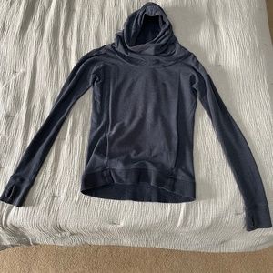 Navy LuluLemon Cowel Neck Sweatshirt